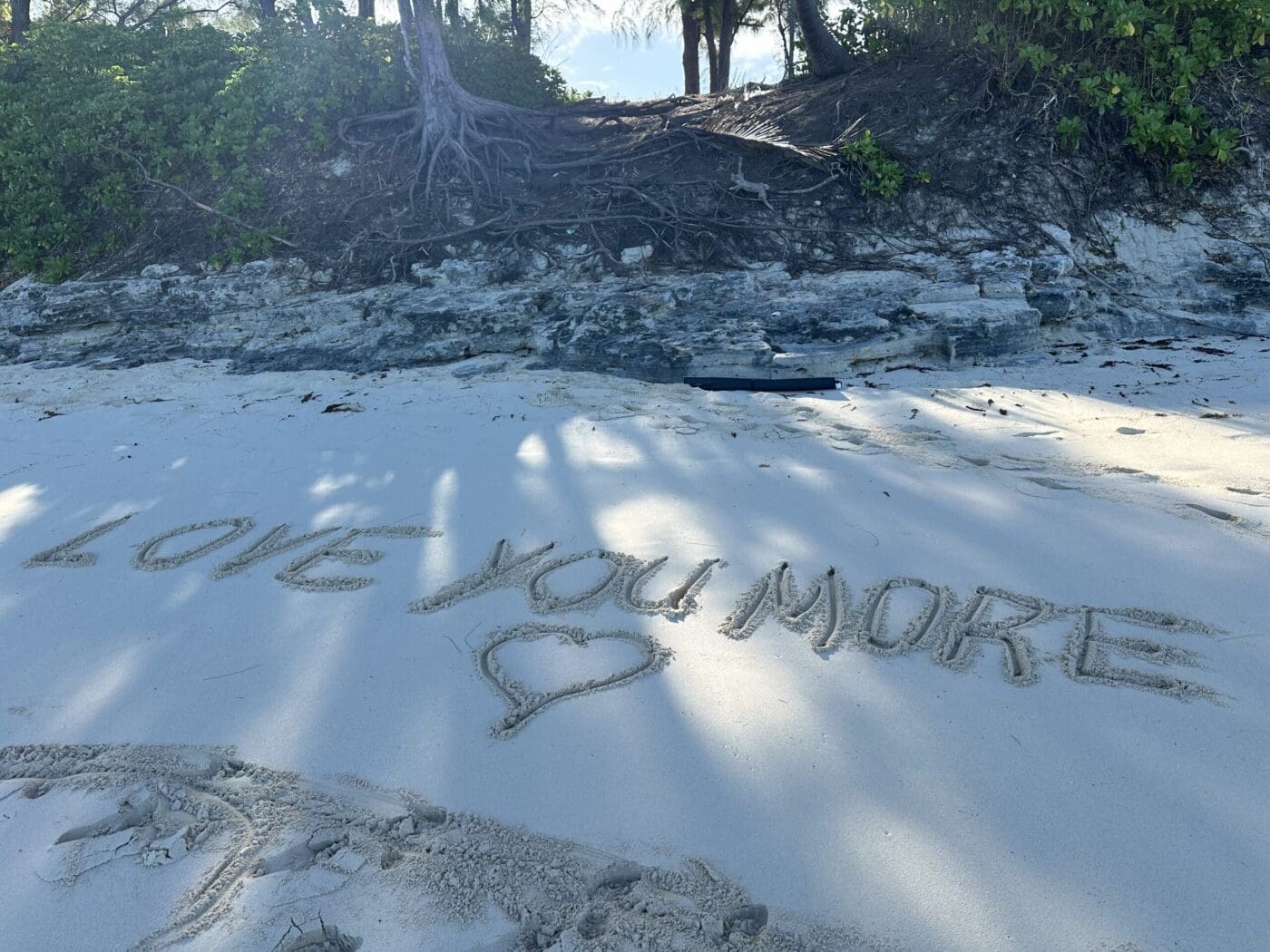 Message in the sand/bottle
